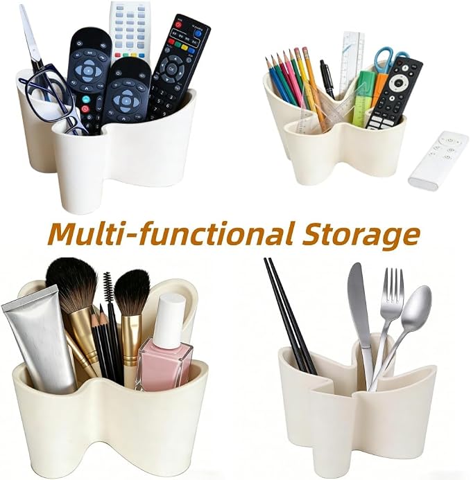 Flower Shape Remote Control Holder Modern,Desk Organizer Storage Container - Image 8