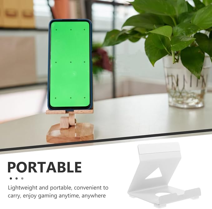 WOONEKY Compact Handheld Console Stand Anti-Skid Vertical Base for Portal and Switch Lightweight Bracket for Stable Desktop Support - Image 3