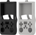 2-Pack Compatible with R36 Max Handheld Game Console Case, Slim Soft Silicone Full Protective Case Cover for R36 Max Accessories (Black+Grey) by FoundEast