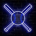 Baseball Neon Sign, Sport Led Neon Light Signs for Wall Decor Baseball LED Sign Lights Lamp for Dorm Bedroom Party Man Cave Birthday Christmas Gift for Sports Fans Dimmable USB Powered(12.2" × 12.2") by Unknown