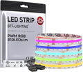 BTF-LIGHTING 16.4FT UL Listed RGB COB LED Strip DC12V Color Changing Light by BTF-LIGHTING