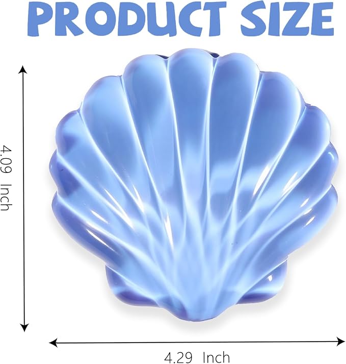 Gel Wrist Rest for Keyboard and Mouse Transparent Blue Shell Keyboard Wrist Rest Set Ergonomic Cute Clear Cool Ocean Beach Mouse Wrist Pad Silicone Non-Slip Support for Computer Gaming Home Office - Image 2