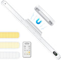 WILLED 5W Led Light Bar with Remote Control, 2500mah Eye-Friendly Vanity Lights Stick On, 3 Color Temperatures Mirror Lights, Button Control Magnetic Light Bar for Cabinet,Closet,Bathroom and Desk by WILLED