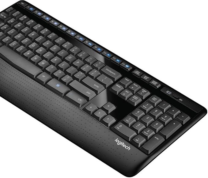 Logitech K345 Full Size Wireless Keyboard with Palm Rest for PC, Laptop - Image 4