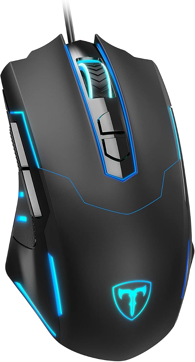 Wired Gaming Mouse, Computer Mouse Wired RGB LED for PC Laptop Gamer by Gamingmouse