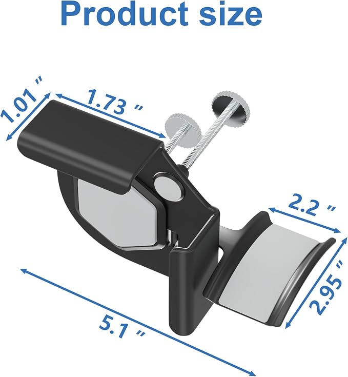 Headphone Holder for Screen (black) - Image 7