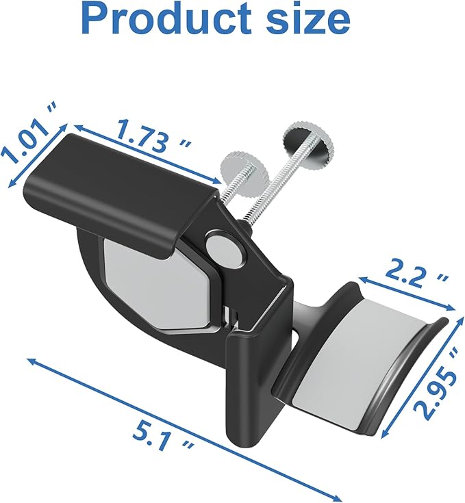 Headphone Holder for Screen (black 2 Pack) - Image 7