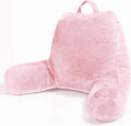 Sasttie Reading Pillow for Bed, Back Pillow for Sitting Up, Pink by SASTTIE