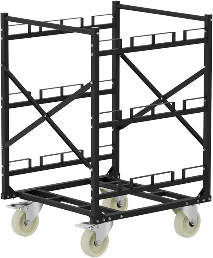 Stanchion Post Cart 6 Posts Ideal for High-Traffic Areas by DorBuphan