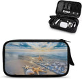 Sunset Starfish Shell Print Digital Organizing Bag - Multifunctional Charger, Earphone & USB Cable/SD Card Charging Head Storage by Unknown
