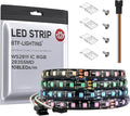 BTF-LIGHTING IP65 WS2811 IC RGB 9.8FT DC24V 108LED/m 8mm Width LED Strip by BTF-LIGHTING