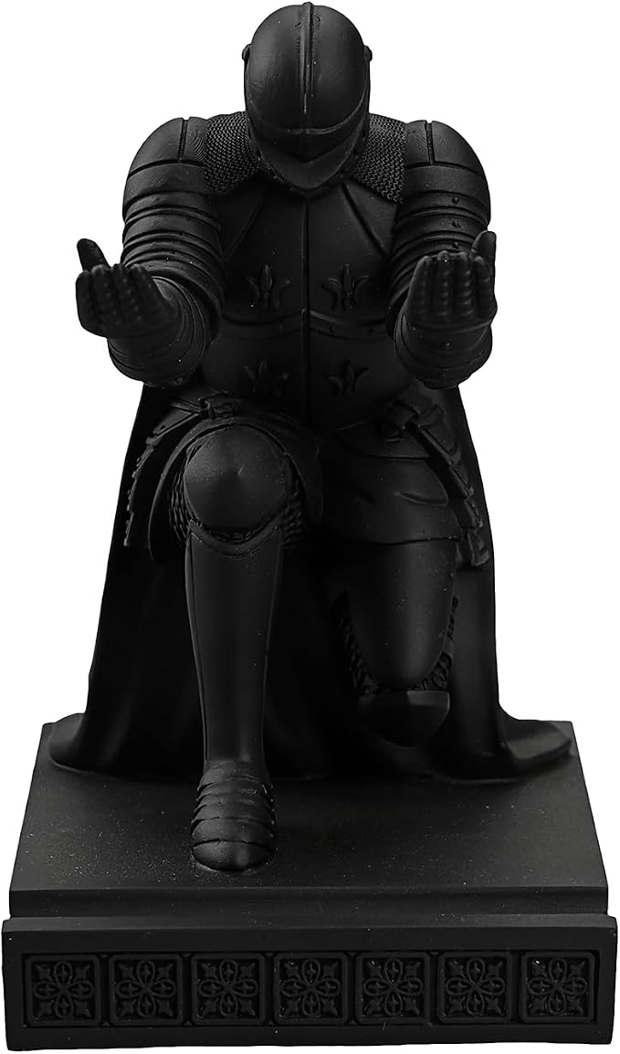 Windbreaker Soldier Knight Pen Holder Personalized Desk Accessory Black - Image 6
