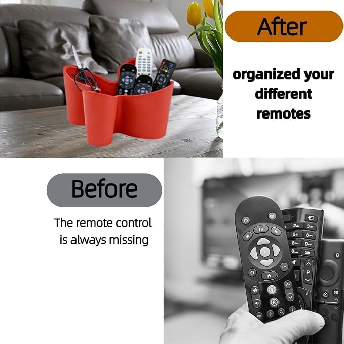 Flower Shape Remote Control Holder Modern,Desk Organizer Storage Container - Image 5