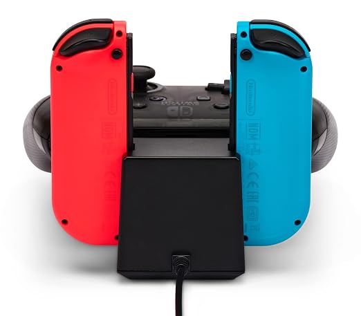 PowerA Controller Charging Base for Nintendo Switch, Black, Wireless Controller charging, Charge, rechargeable battery, Nintendo Switch, Joy-Con Charging, PowerA Wireless Charging - Image 4