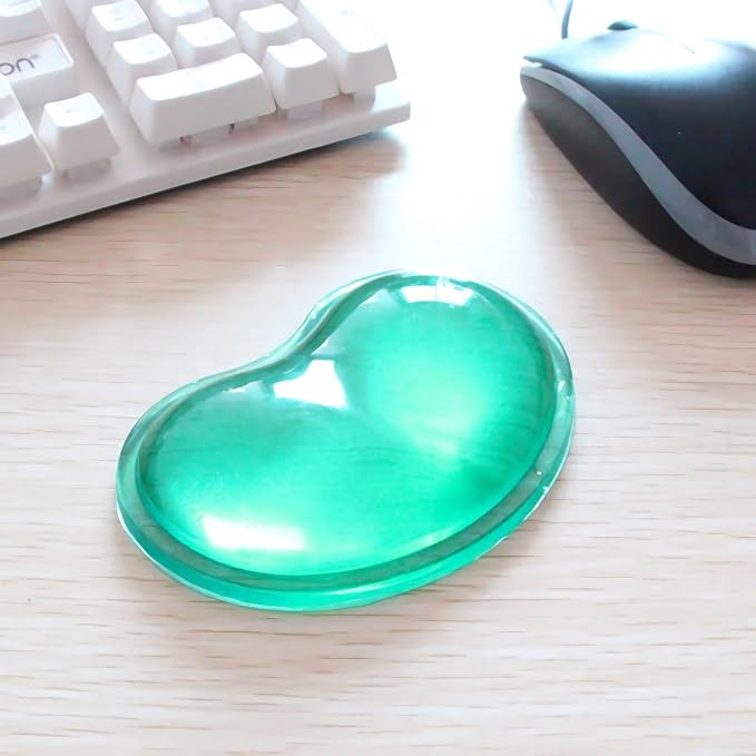 Ergonomic Gel Wrist Rest for Mouse, Computer Mouse Wrist Support for Arm Pain Relief, Heart-Shaped Cute Hand Wrist Cushion for Home and Office Working Gaming Anti-Fatigu - Image 2