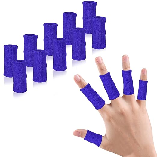 Finger Compression Sleeves, 10 Pcs by EDNYZAKRN
