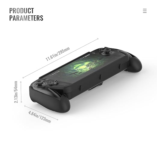 TEHAOUU Game Handheld Protective Case with Stand & Strap Compatible with ROG Xbox Ally X, TPU Full Protection Cover with Accurate Cutouts (Single Host Case) - Image 8