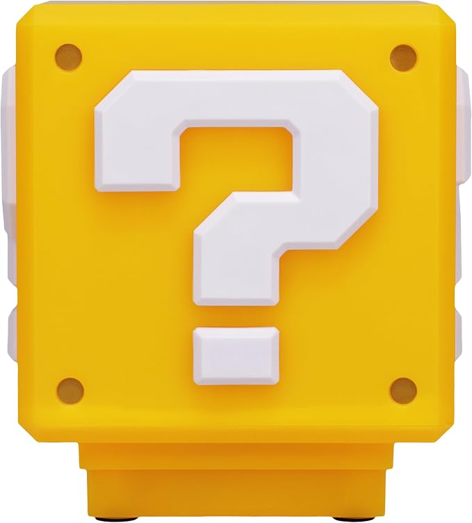 Paladone Super Mario Mini Question Block Light - Officially Licensed Super Mario Bros. Merchandise, Bedroom or Game Room Decor, Retro Gamer Gift, Battery Powered - Image 6