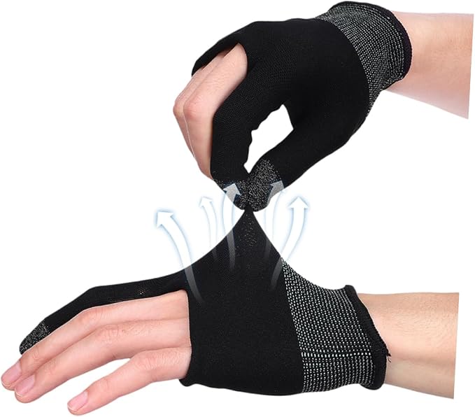 GALPADA 2pairs Mobile Gaming Finger Sleeves Breathable Gloves for Gamers Comfortable Fit Gaming and Billiards Nonslip Design for Enhanced Control - Image 8