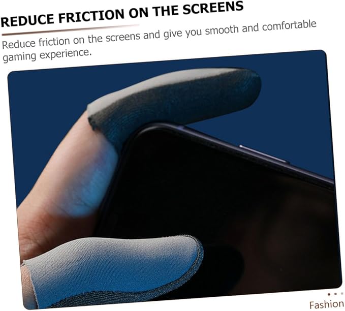 VILLCASE 2pairs - Finger Sleeves for Gaming Breathable Non- Finger Protectors Flexible Touchscreen for Smooth Gaming Lightweight - Image 8