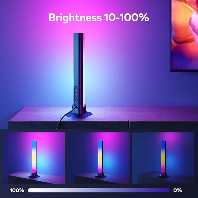 MIHEAL LED Light Bar RGB Lamp,Smart Lighting Tower Starter Kit with Remote for PC, TV, Gaming Room and Computer Case … - Image 6