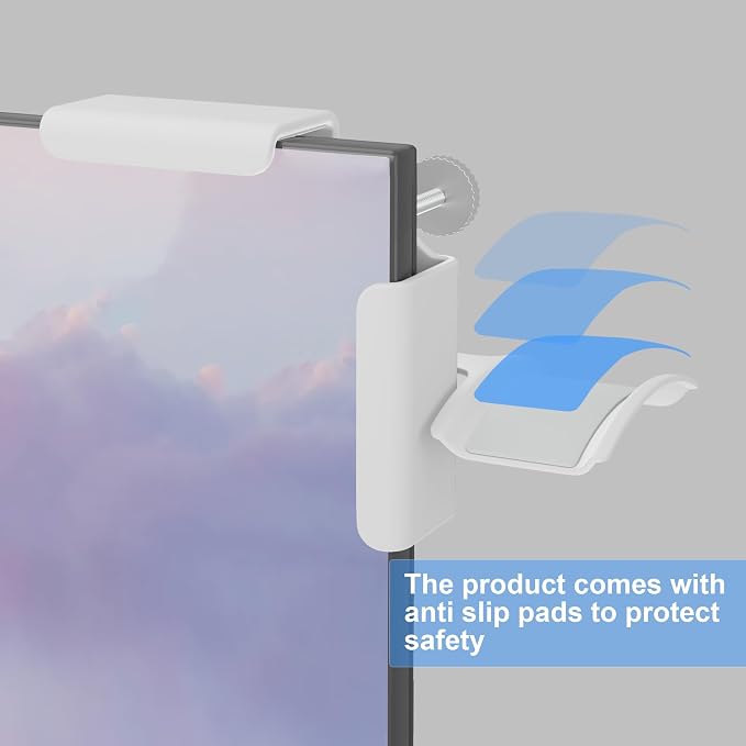 Headphone Holder for Screen (White) - Image 6