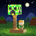 Pixel LED Night Light, 5-Color Adjustable, Pixel Game Desktop Ambient Light, Touch Control Bedside Atmosphere Light, USB Powered, Perfect Bedroom Decoration and Gift for Gamers. (Creeper) by Unknown