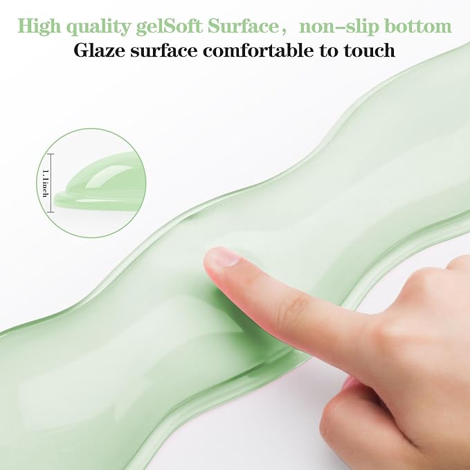 Gel Wrist Rest for Keyboard and Mouse, Wrist Rest for Keyboard, Mouse Wrist Support, Pain Relief, Cool Touch, Non-Skid, Mouse Wrist pad - Image 5