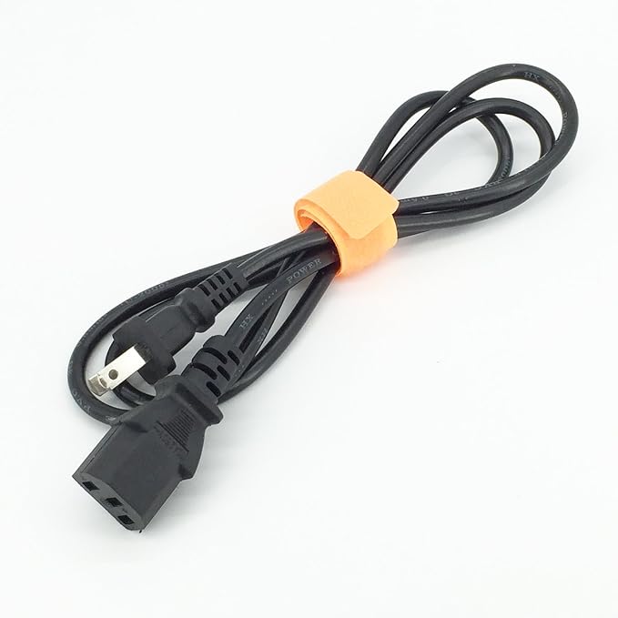 50pcs Cable Ties Reusable Fastening Wire Organizer Cord Rope Holder 7 Inch (Orange) - Image 3