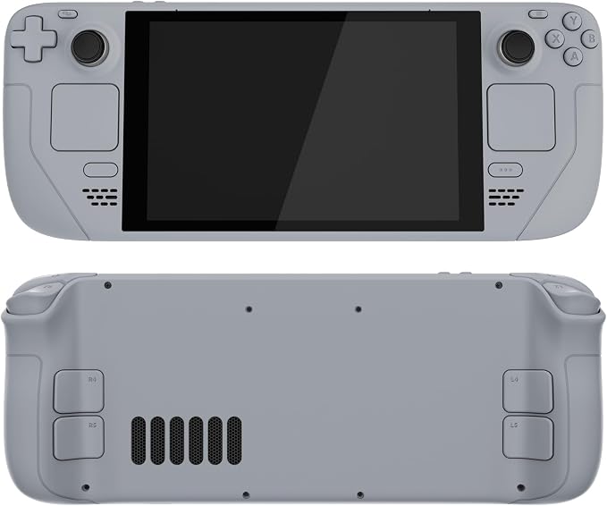 eXtremeRate DIY Full Set Shell with Buttons for Steam Deck LCD, Custom Faceplate Back Plate Replacement Shell for Steam Deck LCD - New Hope Gray [Console NOT Included] - Image 4