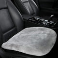 LLB Genuine Sheepskin Car Seat Cushion Seat Covers for Cars Trucks SUV Comfort Seat Protector Pad for Car Driver Seat Car Accessories for Women Office Chair Car Decor (Grey, Front Seat Cushion-1 Pc) by LLB