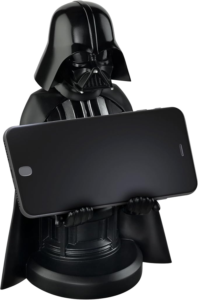 Exquisite Gaming: Star Wars: Darth Vader - Original Mobile Phone & Gaming Controller Holder, Device Stand, Cable Guys, Licensed Figure (Multi-colored) - Image 3