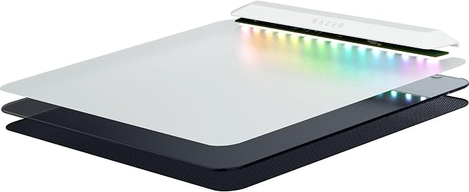 Razer Firefly V2 Pro Fully Illuminated RGB Gaming Mouse Mat: Backlit Design - 15 Zone Chroma Lighting - USB 2.0 Port - Detachable USB Type C Cable - Micro Textured Surface - Anti Slip Base - Image 9