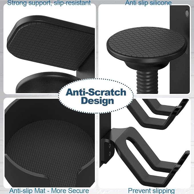 Under Desk Controller Holder Clamp Headphone Cup Organizer - Image 7