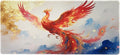 XXL Gaming Mouse Pad 35.4x15.7 Professional Large Mouse Pad & Computer Game Mouse Mat-90x40 Phoenixcmh by Cmhoo