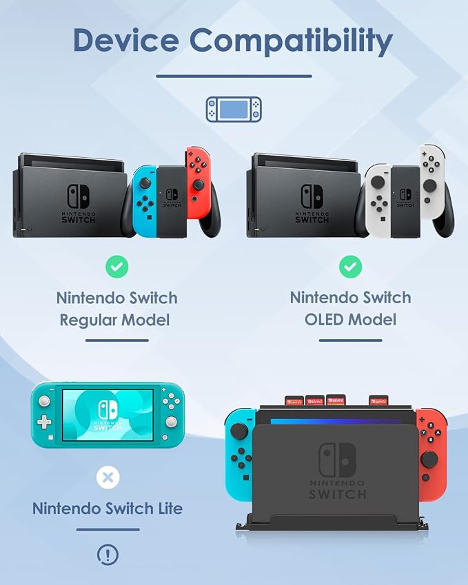 Wall Mount for Nintendo Switch and Switch OLED with 28 Game Card Holders and 4 Joy Con Hooks, Organize Switch Console Behind TV, Ideal Gift for Gamer, Black - Image 2