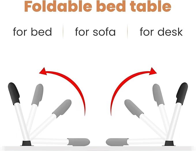 Foldable Lap Desk Stand Bed Desk Laptop Table - Image 4