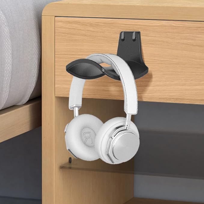 2-Pack Never Fall Headphone Hook Hanger Wall Mount Headset Holder | Stand fixted with screws for airpods max sennheiser sony bose beats akg - Image 6