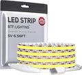 BTF-LIGHTING 5V USB COB LED Strip Lights 6.56FT Warm White 2700K by BTF-LIGHTING