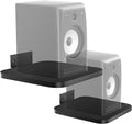 WALI Surround Sound Speaker Wall Mount, 1 Pair Heavy Duty Floating Shelf by WALI