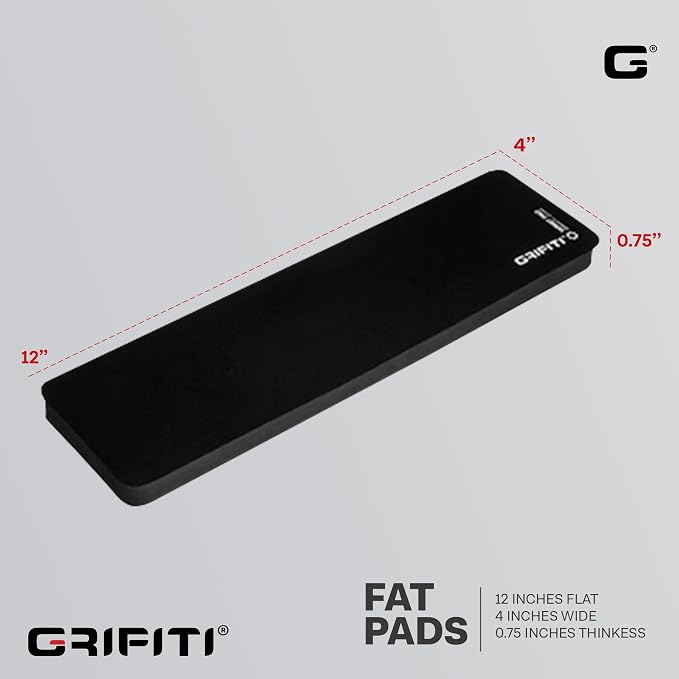 Grifiti Fat Wrist Pad 12" x 4” x 0.75" Inch Keyboard Rest Thick Small Ergonomic Computer Keyboards Hand & Palm Wrists Rests Support Carpal Tunnel Resting Pads Gaming Accessories (Wide 12 x 4 x 0.75) - Image 2