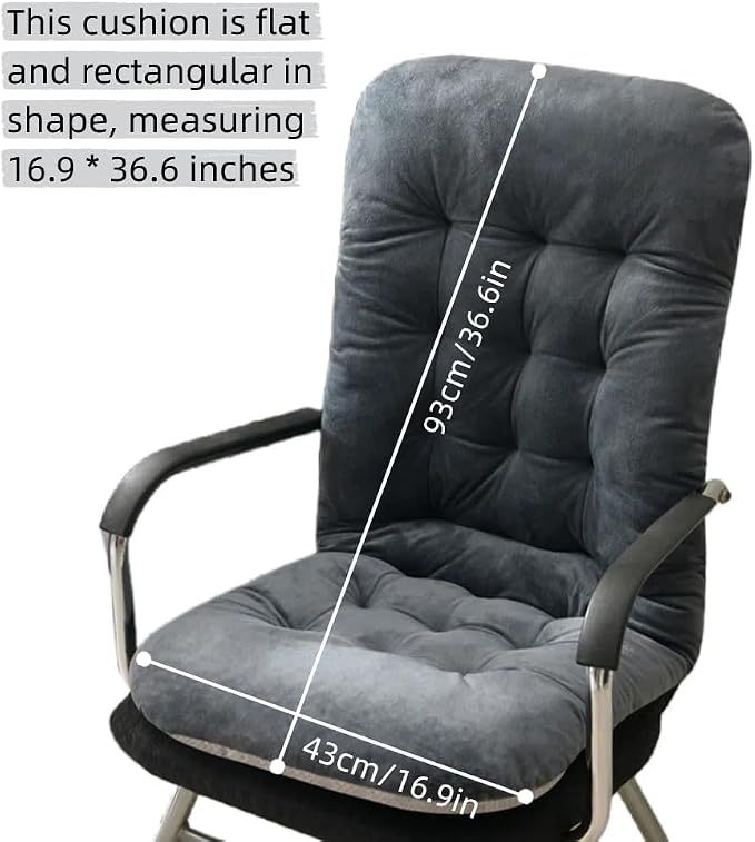Office Chair Cushion Plush Seat Pad with Back Support Desk Cushions for Gamer Chair Recliner Rocking Chair - Image 2