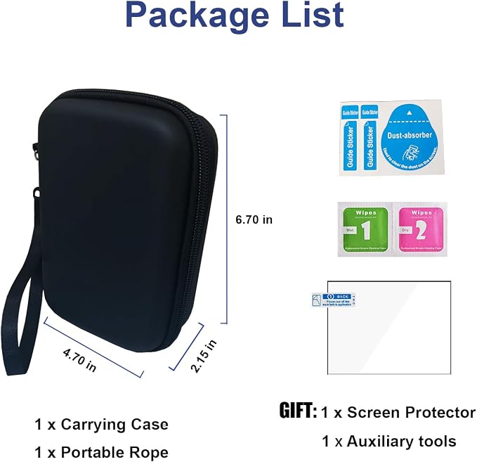 Carrying Case with Screen Protector for RG40XXV, Retro Game Console Travel Case - Image 5
