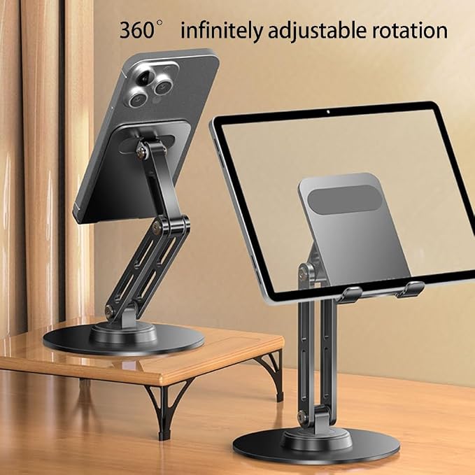 Adjustable Foldable Phone Stand with Not Slip Base for Tablets & Smartphones - Image 3