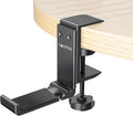 Aluminum Headphone Stand Hanger Foldable with Cable Clip - by Goldmille