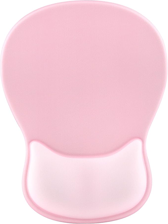 Ergonomic Mouse Pad with Wrist Rest - Gel Wrist Support Mousepad with Non-Slip PU Base for Computer, Laptop, Office & Home by Unknown