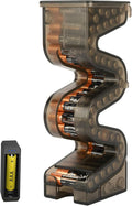 KIWIFOTOS 35-Slot AAA Battery Storage Case with Tester Vertical Dispenser by KIWIFOTOS