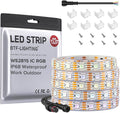 BTF-LIGHTING IP68 Waterproof WS2815 RGB LED Strip DC12V 16.4ft 300Pixel by BTF-LIGHTING
