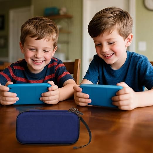 Case for WELLST·G Handheld Game for Kids Adults, Universal fit for TaddToy/ for Beijue 16-Bit Handheld Console - Retro Video Games Travel Storage Cover Bag, Portable Electronic Organizer Holder (Royal Blue) - Image 7