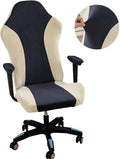Lavish Cover Velvet Stretchable Gaming Chair Cover, Washable, Anti-Scratch Slipcover with Armrest Protection, Cat Scratch Proof for Office and Computer Chairs(No Chair, NavyBlue) by LavishCover
